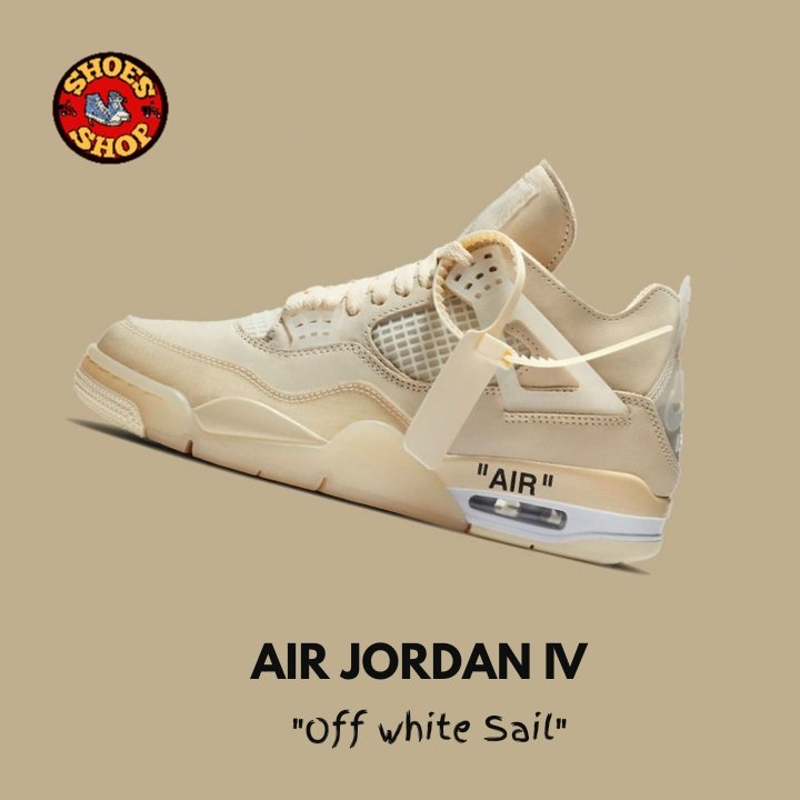 NIKE AIR JORDAN 4 RETRO OFF WHITE SAIL